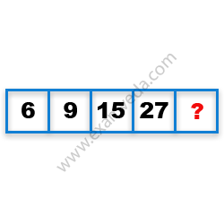 Missing Number Finding mcq question image Missing Number Finding mcq question image