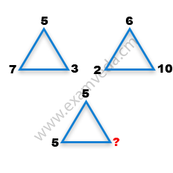 Missing Number Finding mcq question image Missing Number Finding mcq question image