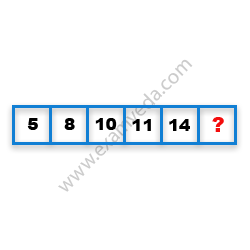 Missing Number Finding mcq question image Missing Number Finding mcq question image