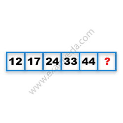 Missing Number Finding mcq question image Missing Number Finding mcq question image