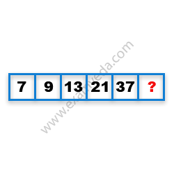 Missing Number Finding mcq question image Missing Number Finding mcq question image
