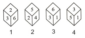 Cubes and Dice mcq question image Cubes and Dice mcq question image