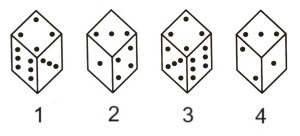 Cubes and Dice mcq question image Cubes and Dice mcq question image