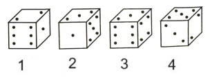 Cubes and Dice mcq question image Cubes and Dice mcq question image