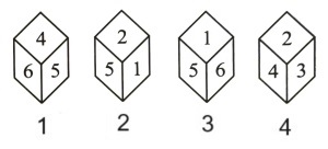 Cubes and Dice mcq question image Cubes and Dice mcq question image