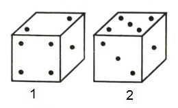 Cubes and Dice mcq question image Cubes and Dice mcq question image
