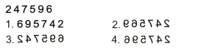 Mirror Images mcq question image