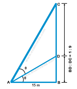 Height and Distance mcq solution image Height and Distance mcq solution image