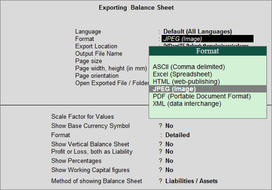 Tally mcq solution image