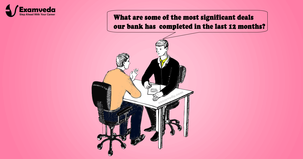 What are some of the most significant deals our bank has completed in the last 12 months? What are some of the most significant deals our bank has completed in the last 12 months?