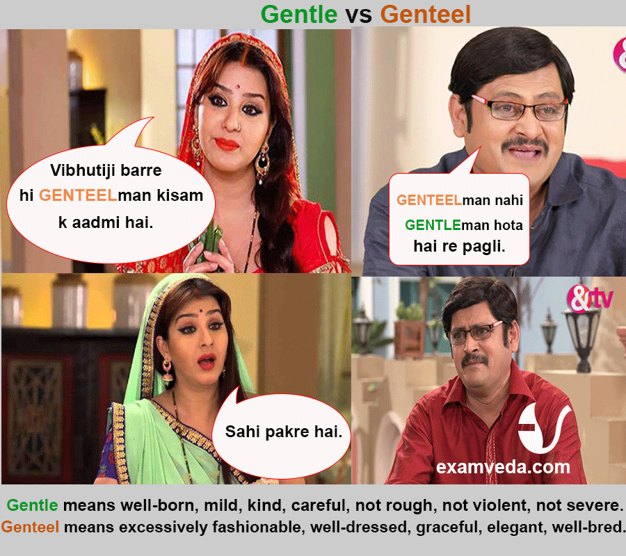 Gentle vs Genteel in Bhabhi Ji ghar pe hain style