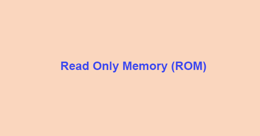 Read Only Memory