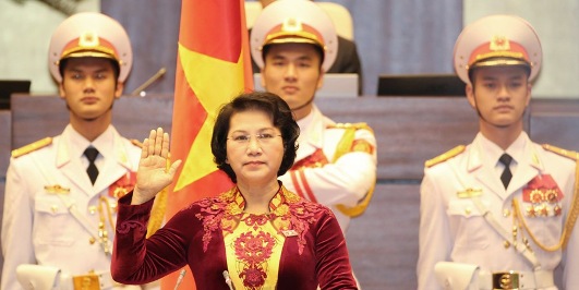 Vietnam’s Parliament elects Nguyen Thi Kim Ngan as first female speaker Vietnam’s Parliament elects Nguyen Thi Kim Ngan as first female speaker