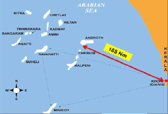 Naval detachment set up at Lakshadweep’s Androth Island
