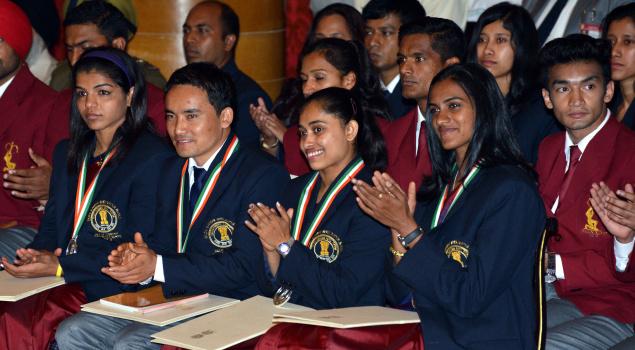 Khel Ratna and Arjuna awards presented Khel Ratna and Arjuna awards presented