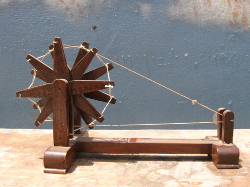 World’s largest charkha unveiled at Delhi’s IGI airport