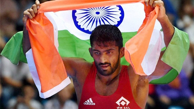 Yogeshwar Dutt wins Gold medal in Asian Olympic Qualification tournament Yogeshwar Dutt wins Gold medal in Asian Olympic Qualification tournament