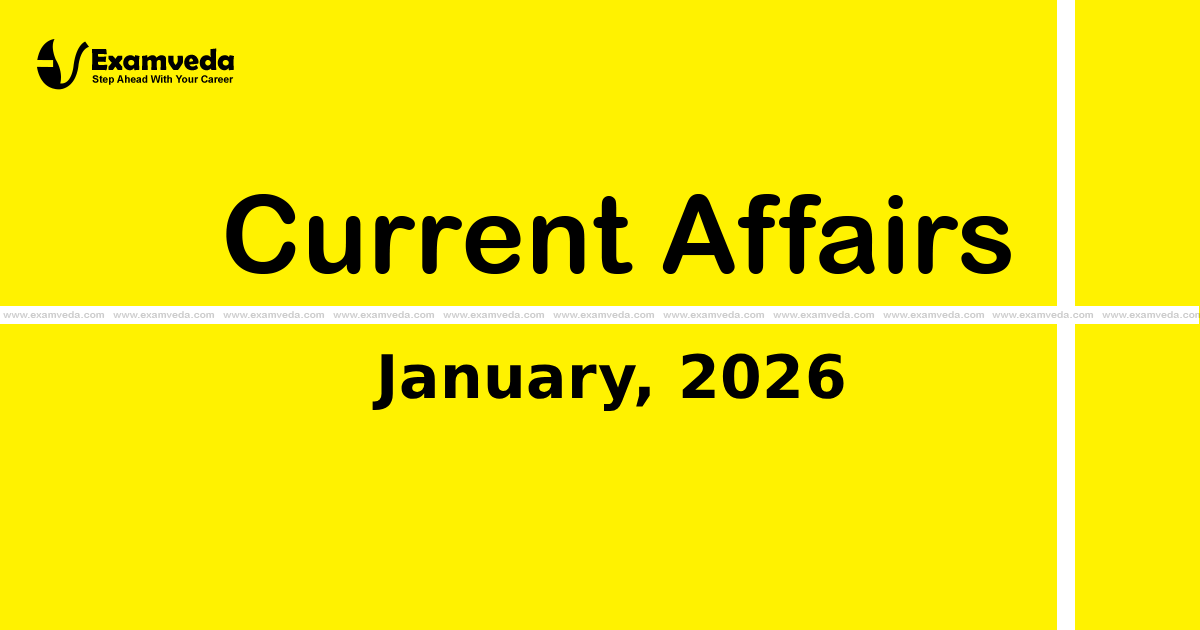 Current Affair of January 2026 Current Affair of January 2026