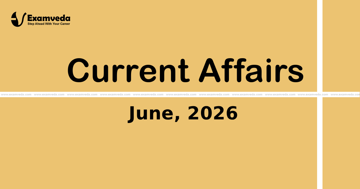 Current Affair of June 2026