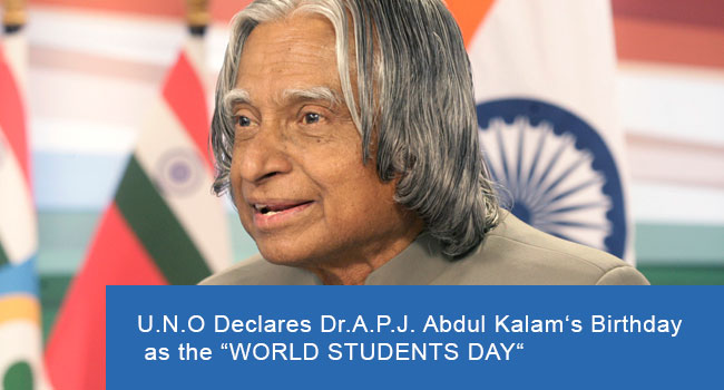 15th October: World Students Day